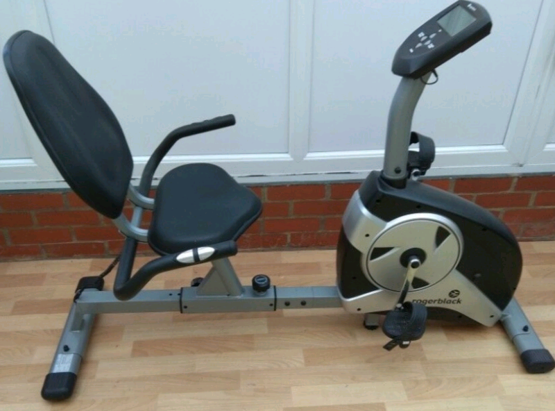 roger black recumbent exercise bike
